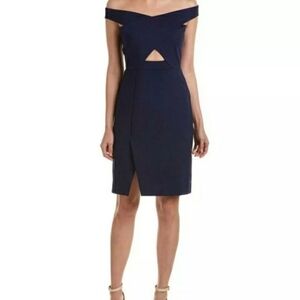 Parker Rory off shoulder bodycon dress
